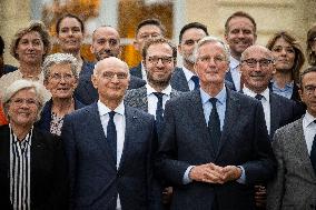 French Government pictured at Matignon - Paris