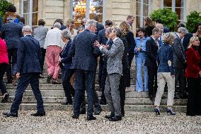 French Government pictured at Matignon - Paris