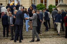 French Government pictured at Matignon - Paris