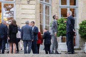 French Government pictured at Matignon - Paris