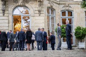 French Government pictured at Matignon - Paris