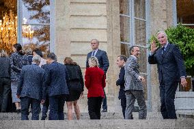 French Government pictured at Matignon - Paris