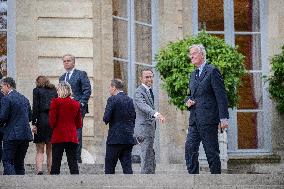 French Government pictured at Matignon - Paris