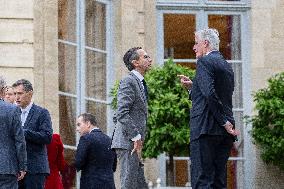 French Government pictured at Matignon - Paris