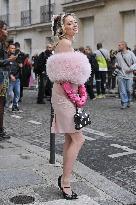 PFW Nina Ricci Outside Arrivals