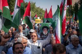 Iran-Anti Israeli Protest In Tehran