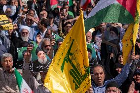 Iran-Anti Israeli Protest In Tehran