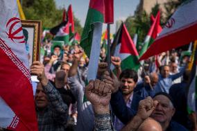 Iran-Anti Israeli Protest In Tehran