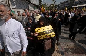 Iran-Anti Israeli Protest In Tehran