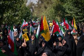 Iran-Anti Israeli Protest In Tehran