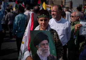 Iran-Anti Israeli Protest In Tehran