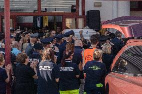 Funeral Of Building Collapse Victims In Saviano