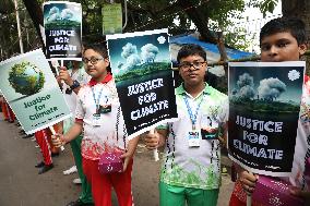 Climate Protest March In West Bengal