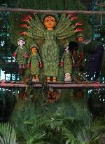 Environmental Awareness Pandal In West Bengal