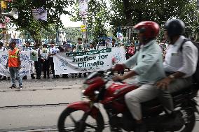 Climate Protest March In West Bengal