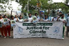 Climate Protest March In West Bengal