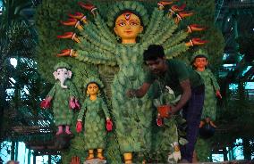 Environmental Awareness Pandal In West Bengal