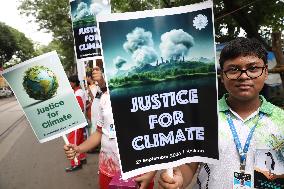 Climate Protest March In West Bengal