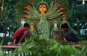 Environmental Awareness Pandal In West Bengal