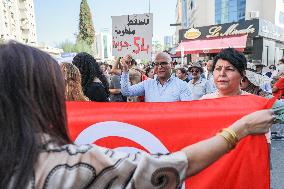 Protest As Parliament Debates Electoral Law Amendment In Tunis