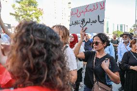 Protest As Parliament Debates Electoral Law Amendment In Tunis