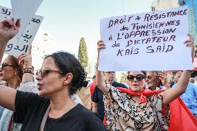 Protest As Parliament Debates Electoral Law Amendment In Tunis