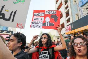 Protest As Parliament Debates Electoral Law Amendment In Tunis