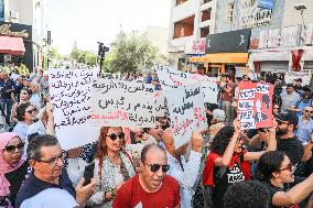 Protest As Parliament Debates Electoral Law Amendment In Tunis