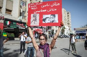 Protest As Parliament Debates Electoral Law Amendment In Tunis