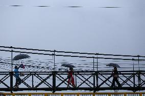 Heavy Monsoon Rain Impacts Daily Life Of Nepal