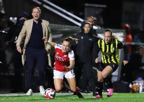 Arsenal v Hacken: UEFA Women's Champions League 2nd Round 2nd Leg