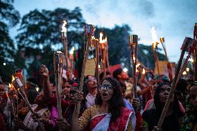 Protest Of Hindu Community In Dhaka