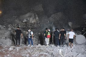 Israeli Airstrike In Beirut, Lebanon