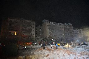 Israeli Airstrike In Beirut, Lebanon