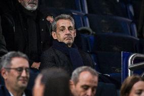 Celebrities attend the Ligue 1 PSG vs RENNES FA