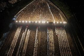 Railway Transportation Preparation During The National Day