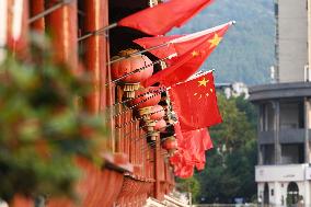 Chinese Celebrate National Day in Tongren