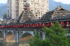 Chinese Celebrate National Day in Tongren