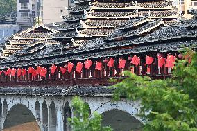 Chinese Celebrate National Day in Tongren