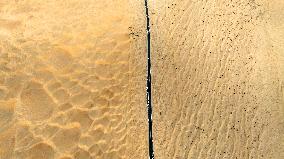 Desert Highway in Xinjiang