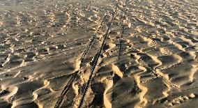 Desert Highway in Xinjiang