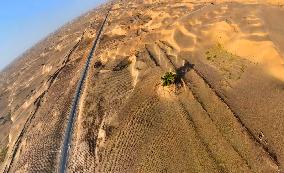 Desert Highway in Xinjiang