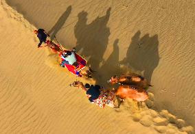 Desert Highway in Xinjiang