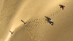 Desert Highway in Xinjiang