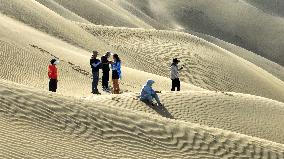 Desert Highway in Xinjiang