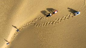 Desert Highway in Xinjiang