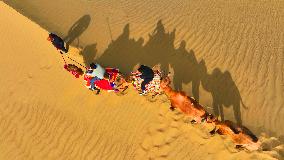 Desert Highway in Xinjiang