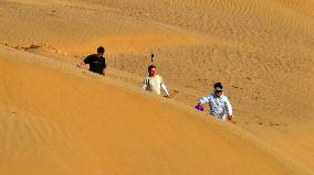 Desert Highway in Xinjiang