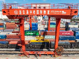 China-Kazakhstan (Lianyungang) logistics Cooperation base in Lianyungang