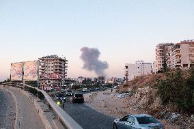 Israel Launches Massive Airstrike - Beirut